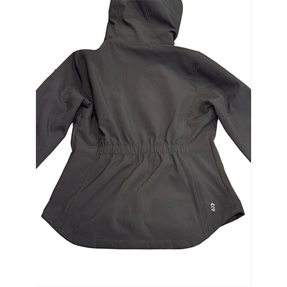 Free Country Lightweight Cinched Back Jacket with Fleece Lining and Thumb Holes - Picture 5 of 7